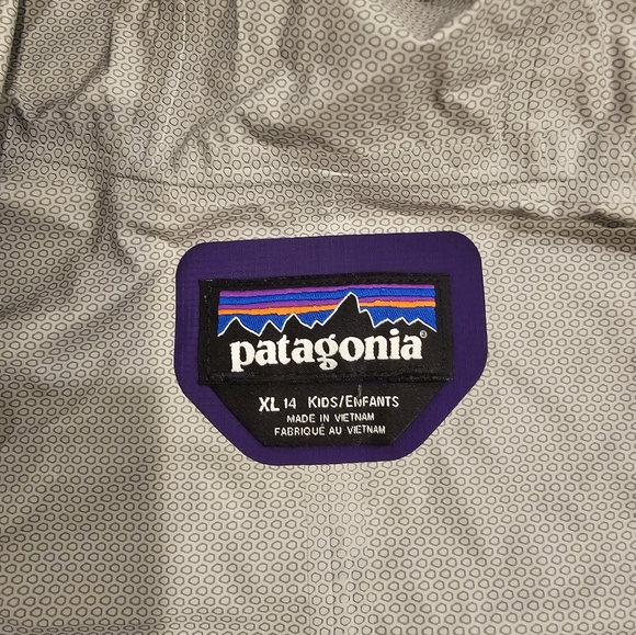 Patagonia Girls Purple &  Violet and H2no Jacket - Picture 7 of 8